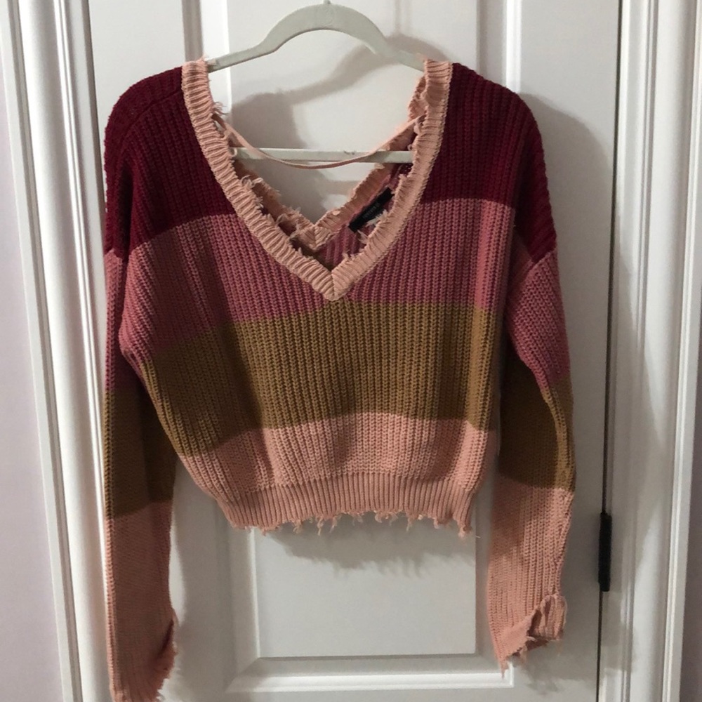 Multi-color sweater